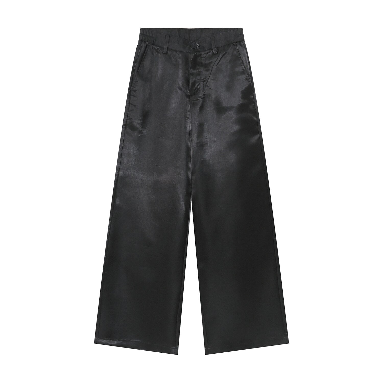 Male Casual Suit Pants Trendy Solid Color Loose Staright Trousers High Street New Fashion Men's Clothing New