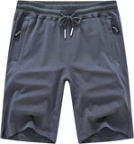 Drawstring Men's Shorts Pants Cotton Fit Slim Elastic Sports Shorts Man Casual Running Trendyol Sweatpants Male Clothing