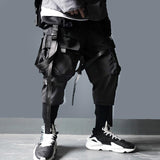 Detachable Multi-Pocket Cargo Pants Men Harajuku Hip Hop Streetwear Joggers Man Elastic Waist Sweatpants