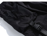Detachable Multi-Pocket Cargo Pants Men Harajuku Hip Hop Streetwear Joggers Man Elastic Waist Sweatpants