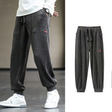 Autumn Winter Corduroy Sweatpants Men Baggy Joggers Fashion Streetwear Loose Casual Harem Pants Plus SIze 8XL