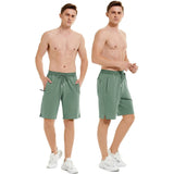Drawstring Men's Shorts Pants Cotton Fit Slim Elastic Sports Shorts Man Casual Running Trendyol Sweatpants Male Clothing