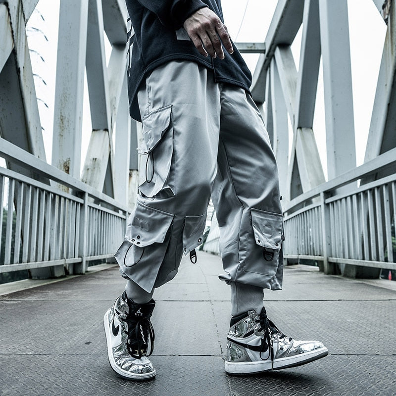 Hip Hop Cargo Pants Men Streetwear Cotton Joggers Fashion Sweatpants Male Casual Harem Trousers Summer Harajuku Pants Men Women