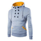 Autumn New Men's Hoodies Sweatshirts Zipper Hoodie Men Sweatshirt Solid Color Man Hoody Sweatshirts For Male