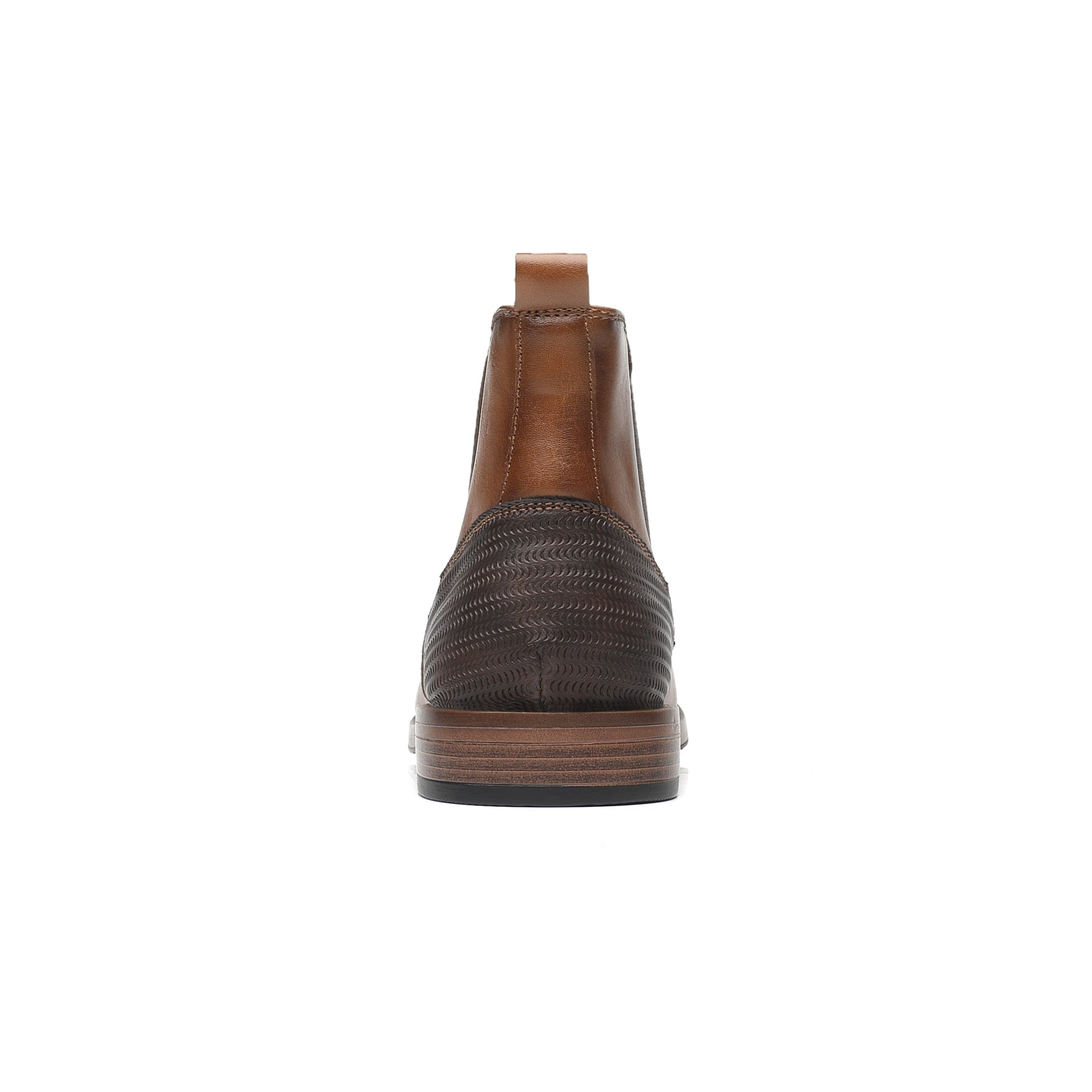 Men Chelsea Boots New Winter Men Boots Soft Leather Elastic Strap Ankle Boots Smart Formal Business Dress shoes Man S