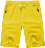 Drawstring Men's Shorts Pants Cotton Fit Slim Elastic Sports Shorts Man Casual Running Trendyol Sweatpants Male Clothing