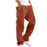 Men Cargo Pants Spring Summer Trousers Casual Pants Solid Color Trouser Male  Loose Harajuku Fashion Sweatpants Streetwear