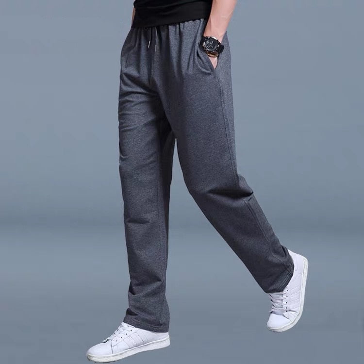 Fashion  Sports Pants Man New Spring Large Size 5XL Loose Casual Student Sweatpants Men's Straight Training Trousers Joggers