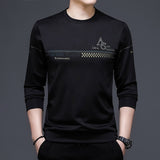 Autumn New Korean Men Clothes Long Sleeve Sweatshirt Men Casual Fashion Brand Pullover Solid Color Tops for Men M-3XL