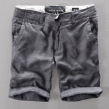 100% Pure Linen Shorts Fpr Men Summer New Fashion Loose Beach Holiday Shorts Man Casual Shorts Plus Size Y2894