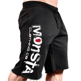 Gotmes Men New Cotton Shorts Men's loose Short Trousers Fitness Bodybuilding Jogger Mens Brand durable Sweatpants Fitness Workout Short