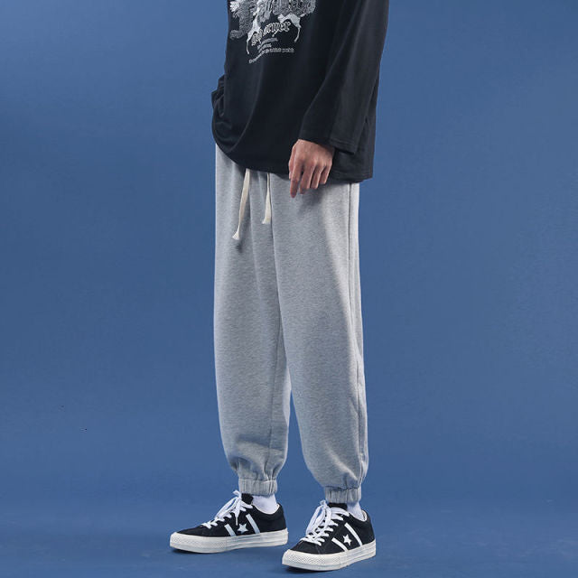 Gotmes  Men Jogger Pants Spring OutDoor Casual SweatPants Men Straight Trouser Elastic Waist Baggy Pants Men's Clothing