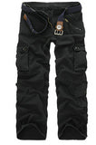 Men's Fashion Trendy New Camouflage Mens Cargo Pants Multi-Pocket Fashion Military Tactical Pants Mens Leisure Cotton Straight Zipper Male Pants
