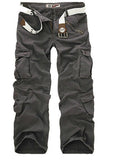 Men's Fashion Trendy New Camouflage Mens Cargo Pants Multi-Pocket Fashion Military Tactical Pants Mens Leisure Cotton Straight Zipper Male Pants