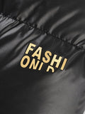 Men'S Winter Hooded Jacket, Casual Solid Color Polyester 100% with Pockets, Regular Fit, Non-Stretch Woven Fabric, Warm Thickened Coat with Polyester Fiber Filling