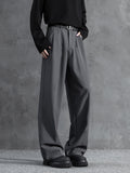 [High-End | Wrinkle-Free] Wrinkle-Free High-End Men's Loose Straight Trousers | for Spring And Summer | with a Draping Effect