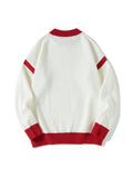 Casual Acrylic Crew Neck 1pc Men's Sweater - Long Sleeve Solid Color Sports Style with Slight Stretch - Universal Fit for Spring/Fall/Winter Weekend Wear