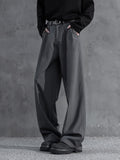 [High-End | Wrinkle-Free] Wrinkle-Free High-End Men's Loose Straight Trousers | for Spring And Summer | with a Draping Effect