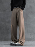 [High-End | Wrinkle-Free] Wrinkle-Free High-End Men's Loose Straight Trousers | for Spring And Summer | with a Draping Effect