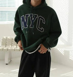 Embroidered Hooded Sweatshirt