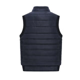 Mens Jacket Sleeveless Vest Winter Male Fleece Warm Vest Coats Men Stand Collar Army Thicken Waistcoats Clothing 6XL