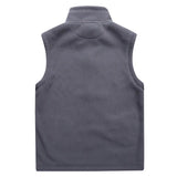 Winter Men's Fleece Vests Male Thick Warm Waistcoats Casual Outwear Thermal Soft Vests Man Windbreaker Sleeveless Jackets