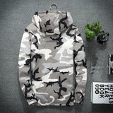 Men's New Camo Jackets Spring Autumn Casual Coats Hooded Jacket Camouflage Fashion Male Outwear Brand Clothing 5XL