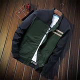 New Autumn Mens Bomber Jacket Fashion Male Streetwear Hip Hop Slim Pilot Coats Men Baseball Windbreaker Clothing 5XL