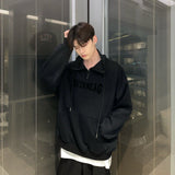 Half Turtleneck Oversized Sweatshirt