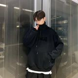 Half Turtleneck Oversized Sweatshirt