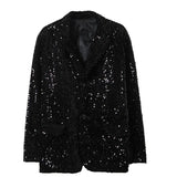 Male Shiny Blazers Spring jacket men Stylish Sequin Decor Blazer For Men Suit Jackets Dazzling Stage Clothing