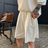 Top e pantaloncini a V-Neck Knitted