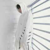Lace-Up Rope Design Hooded Sweatshirt