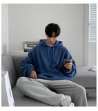 Loose Hooded Sweatshirt