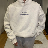 Loose Hooded Sweatshirt