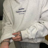 Loose Hooded Sweatshirt