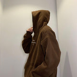 Loose Hooded Sweatshirt