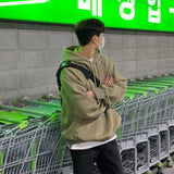 Loose Hooded Sweatshirt