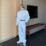 Metallic Sparkly Jacket & Pants Set