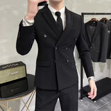 suits men Casual Suit Jacket Men's Spring and Autumn Wide Songbang Chuangwei Shoulder Pad Light Business Single Suit Jacket