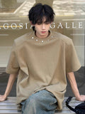 American retro short-sleeved T-shirt men's summer new design niche cleanfit high street short-sleeved top