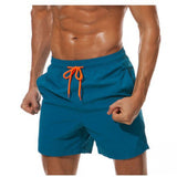 Gotmes-shop guys fits New Summer Sports Casual Solid Color Men's Four-Point Shorts Breathable Lotus Leaf 3D Men's Beach Pants