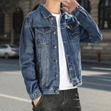 men’s fashion Denim Coat Men's New Korean Style Trendy Ruan Shuai Flying Jacket Men's Autumn plus Size Fat Men's Top