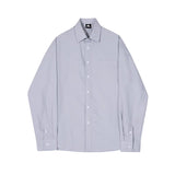 classy outfits men Simple Casual Shirt Men's Spring New Long-Sleeved Shirt Korean Style Loose-Fit Clothing DK Uniform Inner Wear