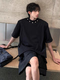 American retro short-sleeved T-shirt men's summer new design niche cleanfit high street short-sleeved top