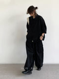 New Chinese retro Tang suit solid color shirt men's summer new loose button short sleeve national style shirt trendy tops