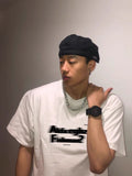 Street fashion short-sleeved T-shirt men's summer new letter printing pure cotton casual versatile half-sleeved top