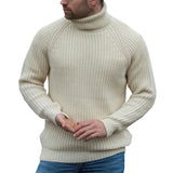 men fall outfits New Men's Autumn and Winter Turtleneck Sweater Loose Long Sleeve Pullover Bottoming Sweater 