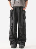 American vibe retro street casual pants men's summer new loose and wide style quick-drying all-match overalls trend