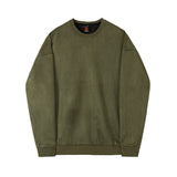 guys clothing styles  Suede Sweater Men's Pullover round Neck Loose Winter Thickened Korean Style Trendy Long Sleeve Bottoming Shirt